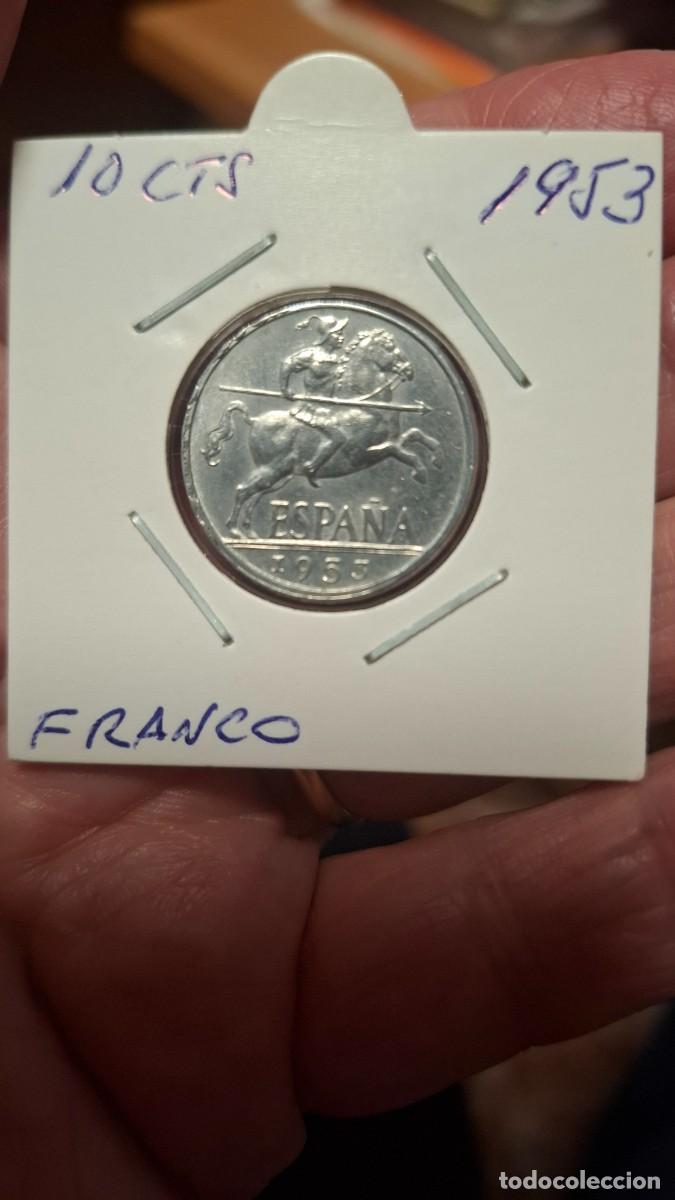 Monedas Franco: MONEDA DE 10 C&Eacute;NTIMOS DE 1953 SC - Foto 1