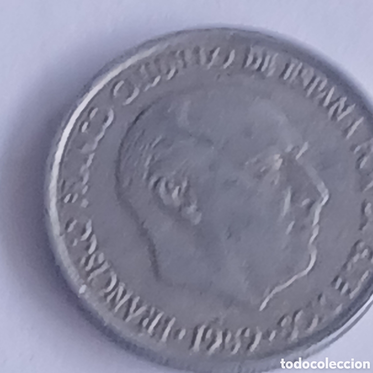 Monedas Franco: 10 c&eacute;ntimos 1959 Espa&ntilde;a - Foto 2