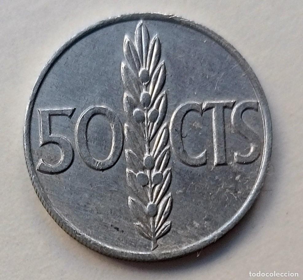 Monedas Franco: MONEDA ESPA&Ntilde;A 50 C&Eacute;NTIMOS FRANCO 1966 - Foto 1