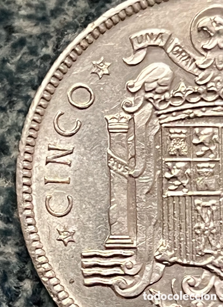 Monedas Franco: Monedas espa&ntilde;olas (3) de Franco (E 49,49 y 50) - Foto 2