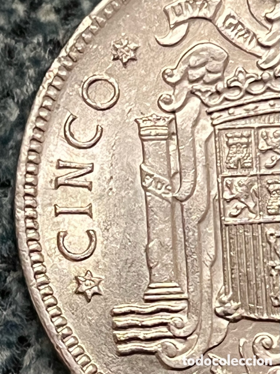 Monedas Franco: Monedas espa&ntilde;olas (3) de Franco (E 49,49 y 50) - Foto 4