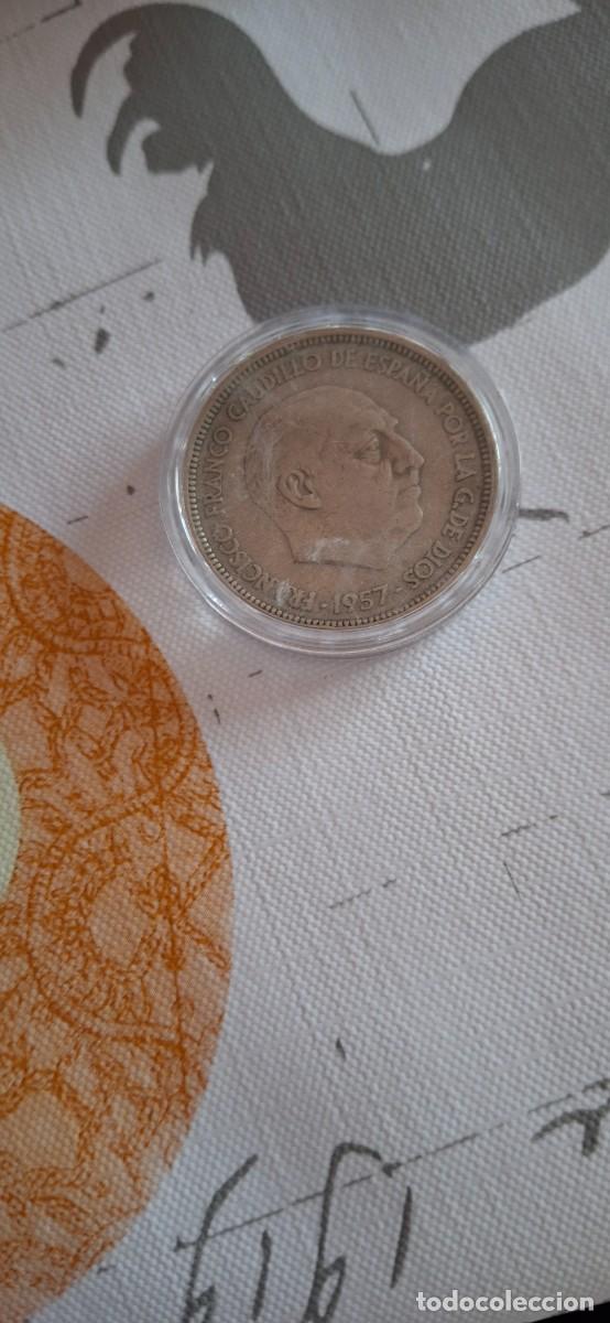 Monedas Franco: Moneda de Franco 1957 56* - Foto 1