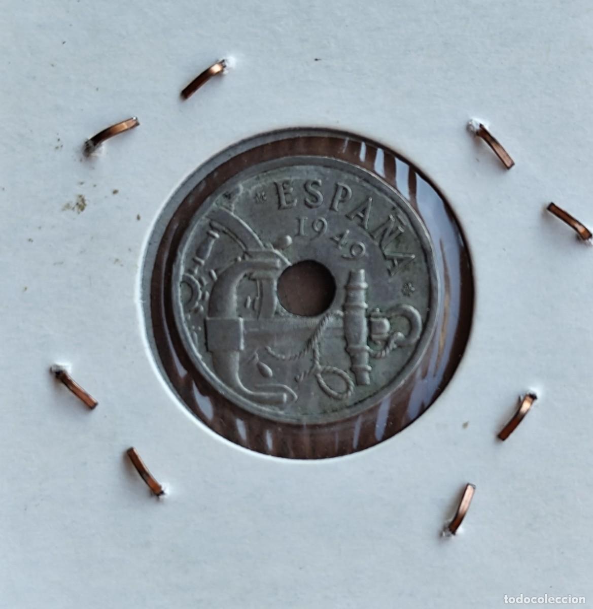 Monedas Franco: 50 CENTIMOS 1949 FLECHAS INVERTIDAS - Foto 1