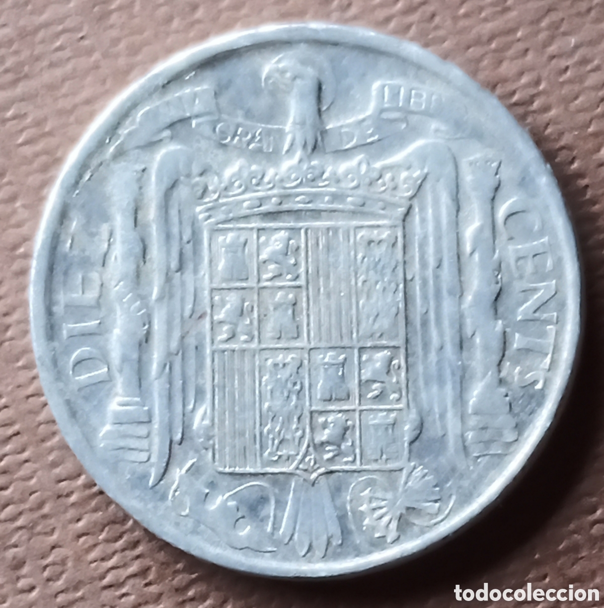 Monedas Franco: 10 C&eacute;ntimos 1953 - Bc - Foto 2