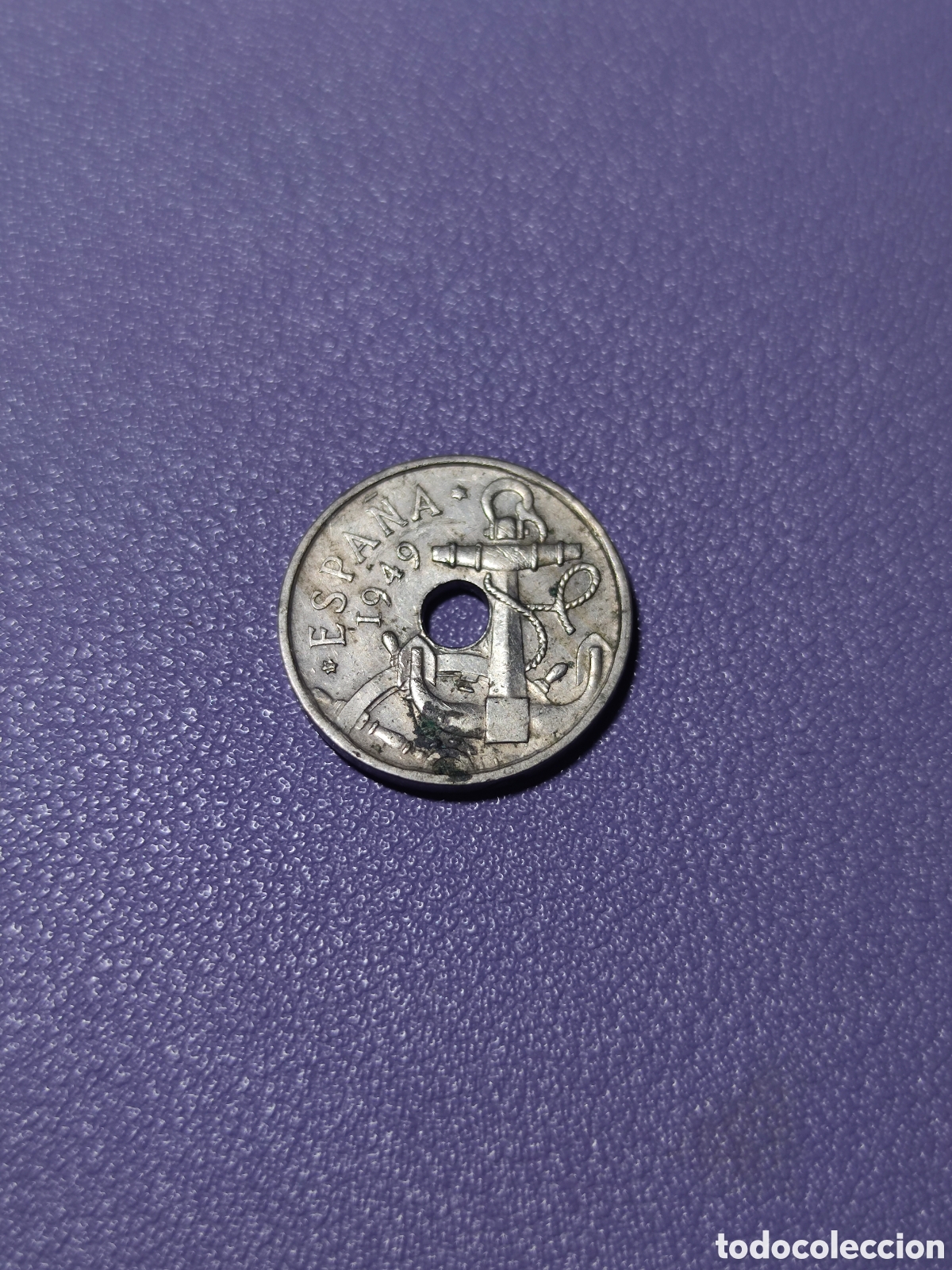 Monedas Franco: Moneda 50 centimos 1949 *18 - Foto 2