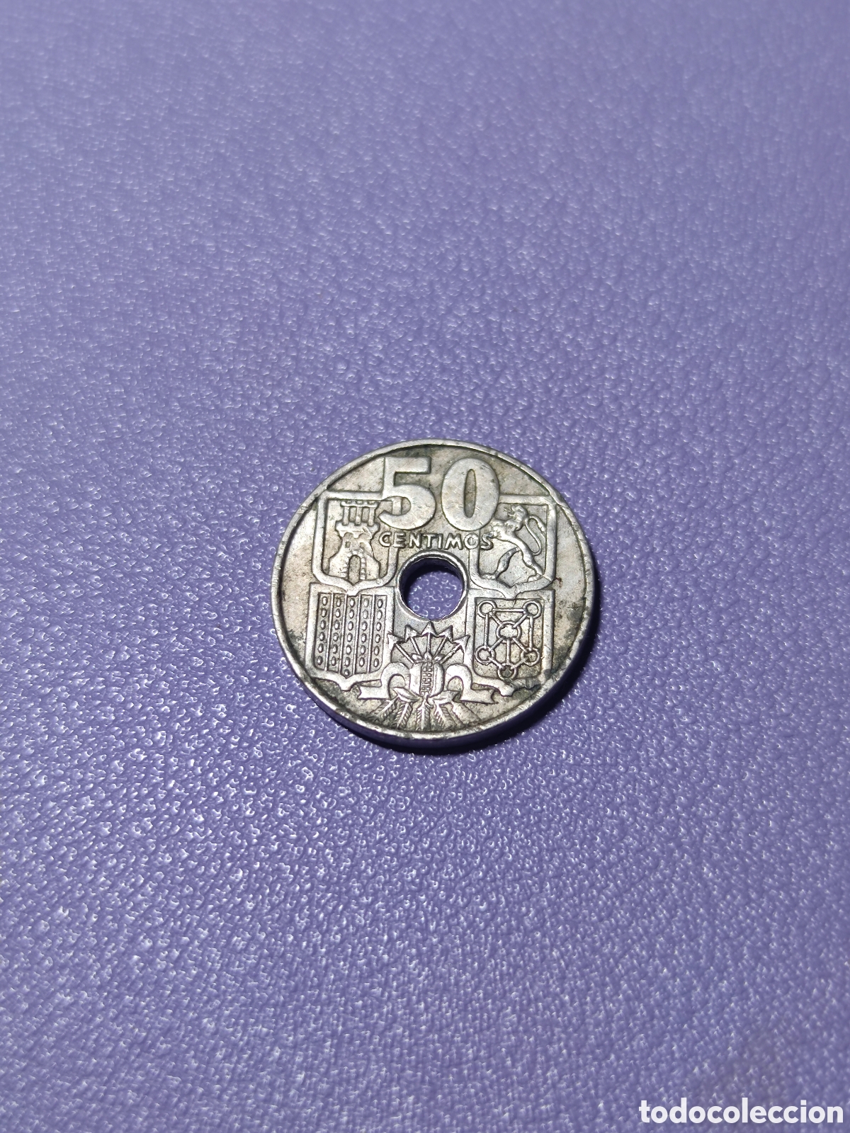 Monedas Franco: Moneda 50 centimos 1949 *18 - Foto 1