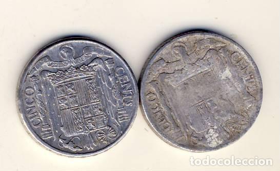 Monedas Franco: DOS MONEDAS DE 5 C&Eacute;NTIMOS, 1940 Y 41.-(13) - Foto 2