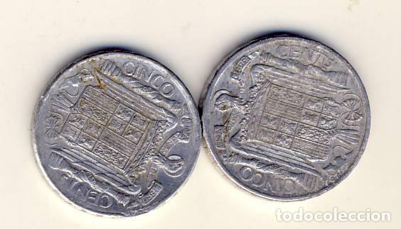 Monedas Franco: DOS MONEDAS DE 5 C&Eacute;NTIMOS, 1940 Y 41.-(15) - Foto 2