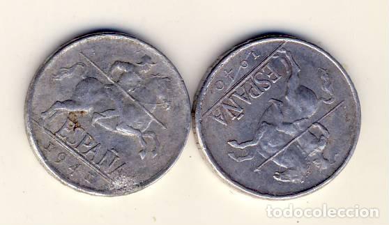 Monedas Franco: DOS MONEDAS DE 5 C&Eacute;NTIMOS, 1940 Y 41.-(17) - Foto 2