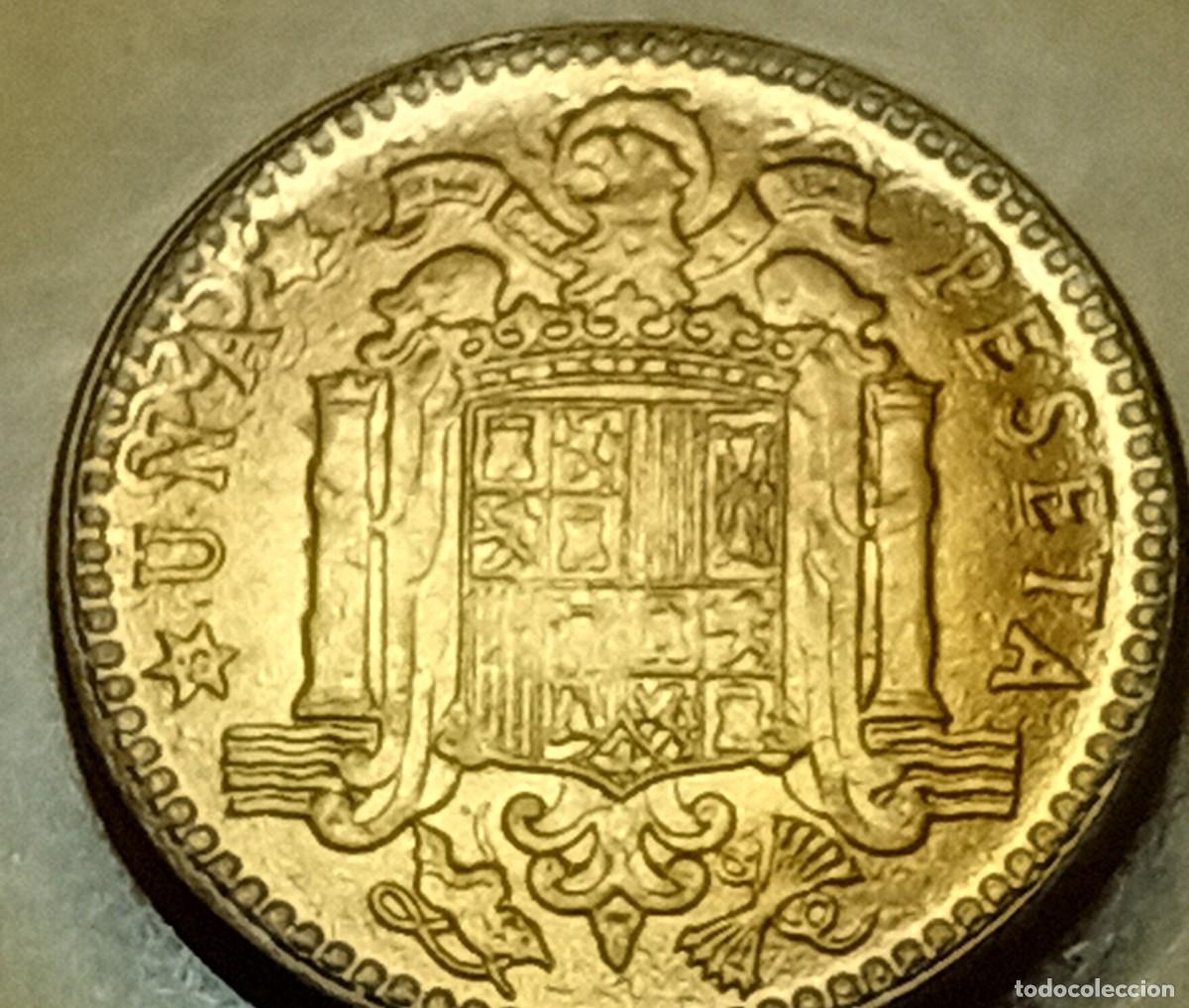 Monedas Franco: 1 PESETA 1963 / 66. SC. ERROR. - Foto 8