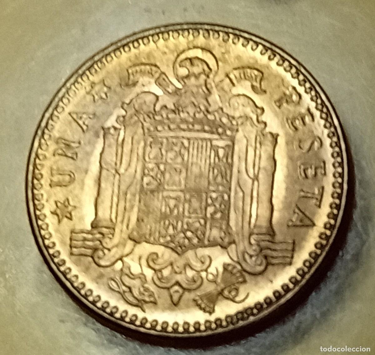 Monedas Franco: 1 PESETA 1963 / 66. SC. ERROR. - Foto 5