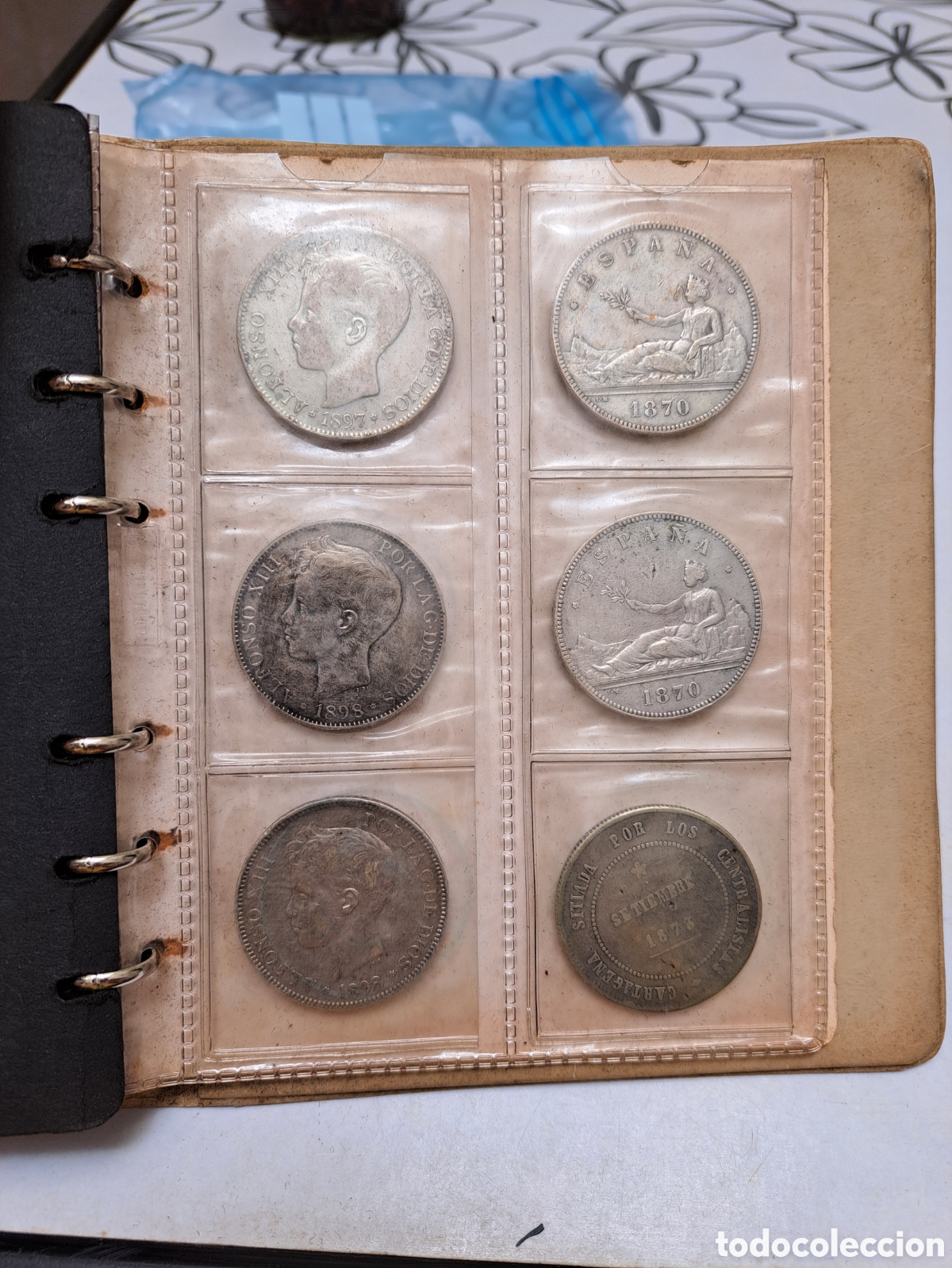 Monedas Franco: 36 monedas 5 ptas 1870 en adelante. - Foto 8