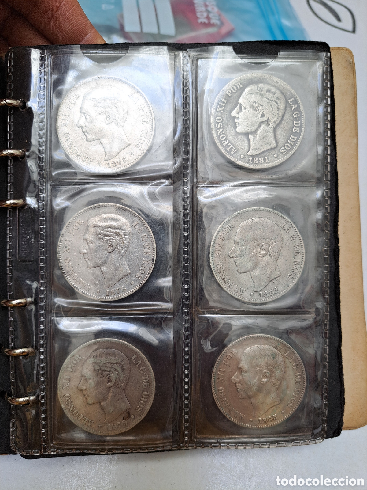Monedas Franco: 36 monedas 5 ptas 1870 en adelante. - Foto 12