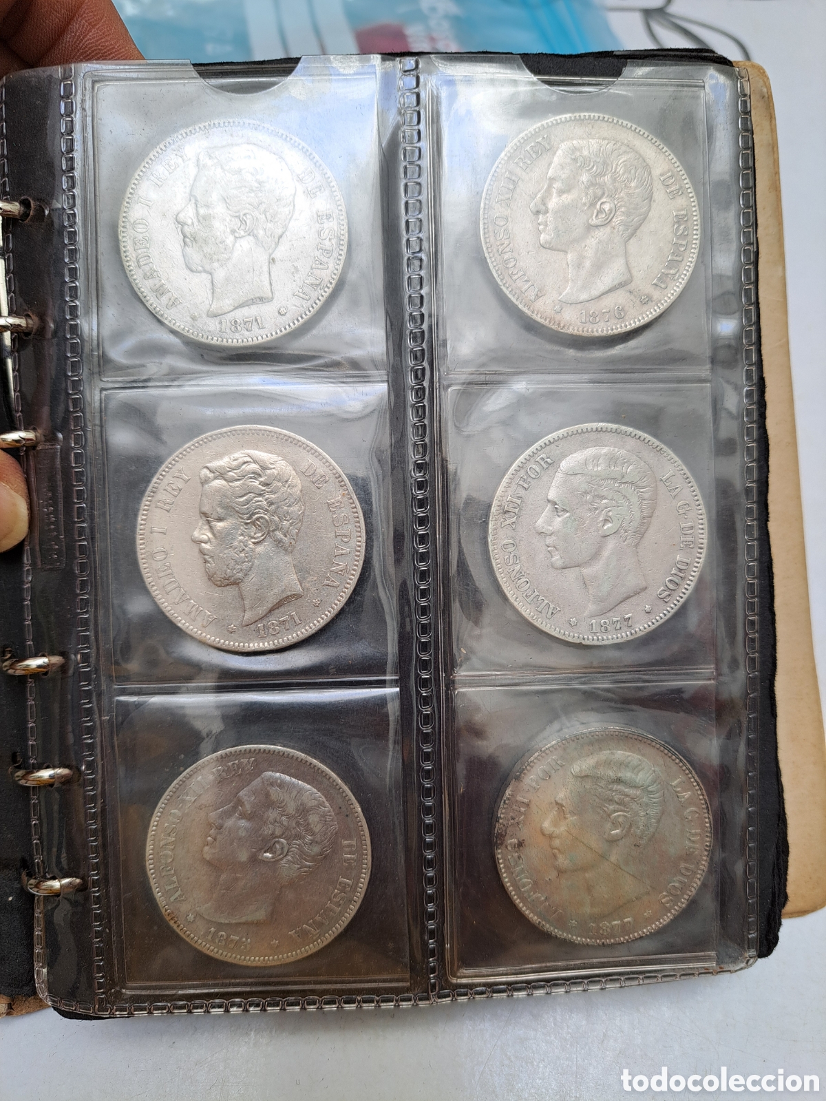 Monedas Franco: 36 monedas 5 ptas 1870 en adelante. - Foto 13