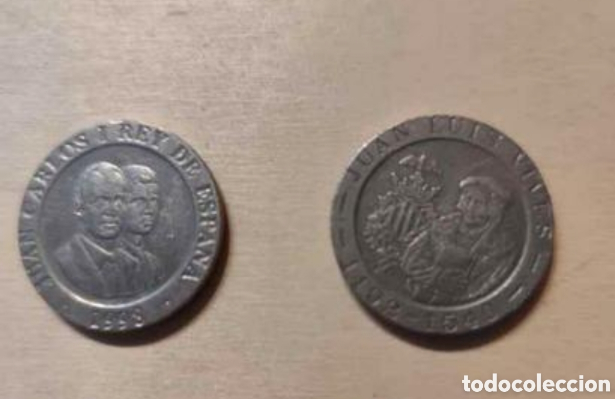 Monedas Franco: 2 monedas de 200 pesetas. - Foto 2