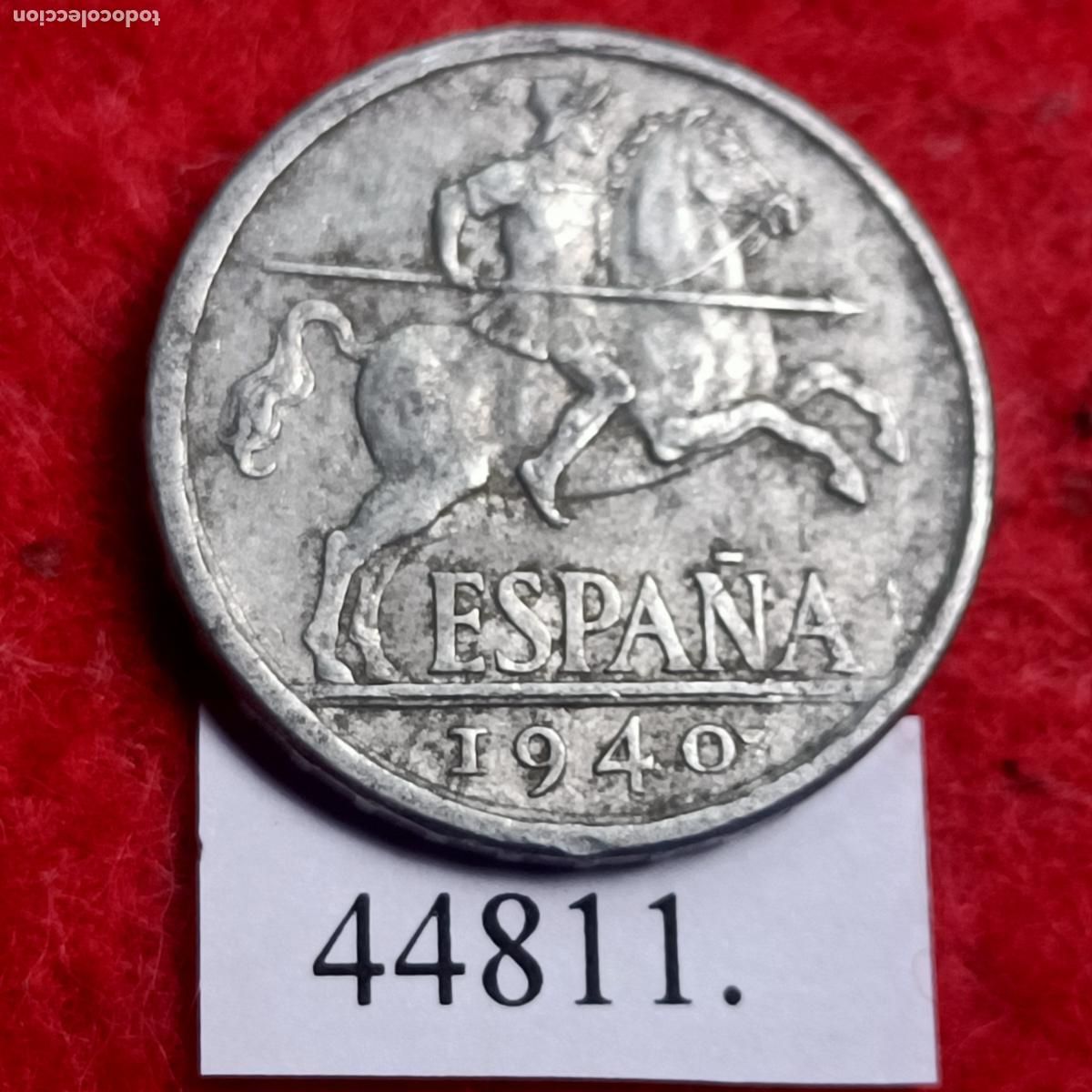 Monedas Franco: Espa&ntilde;a 10 c&eacute;ntimos 1940, Franco - Foto 1