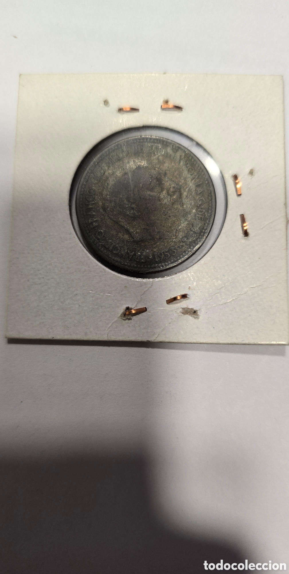 Monedas Franco: 2,5 PESETAS 1953 ESTRELLA * 54 - Foto 2