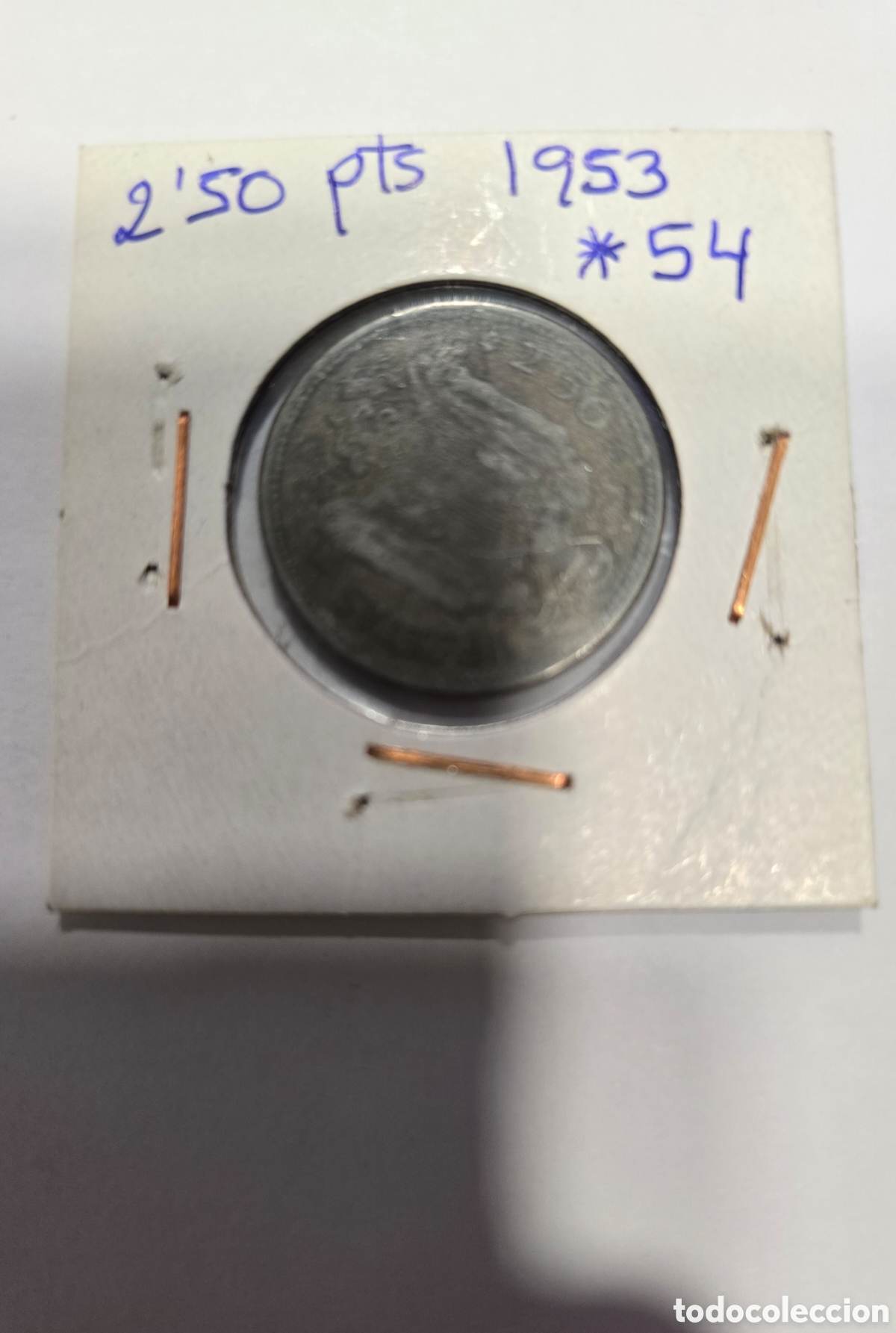 Monedas Franco: 2,5 PESETAS 1953 ESTRELLA * 54 - Foto 1