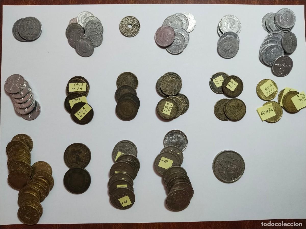 Monedas Franco: Lote de monedas espa&ntilde;olas y extranjeras. - Foto 3