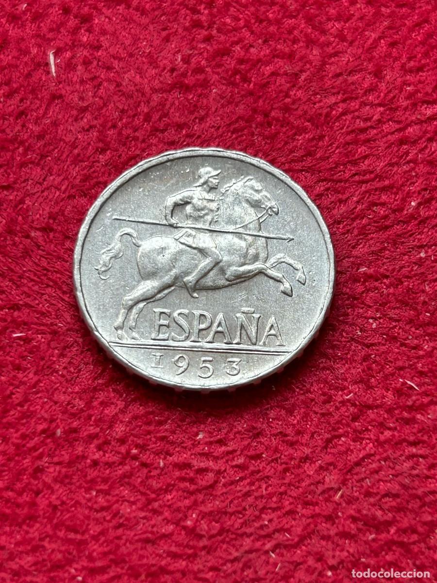Monedas Franco: FRANCO, MONEDA DE 5 CENTIMOS DE 1953 SIN CIRCULAR. - Foto 2