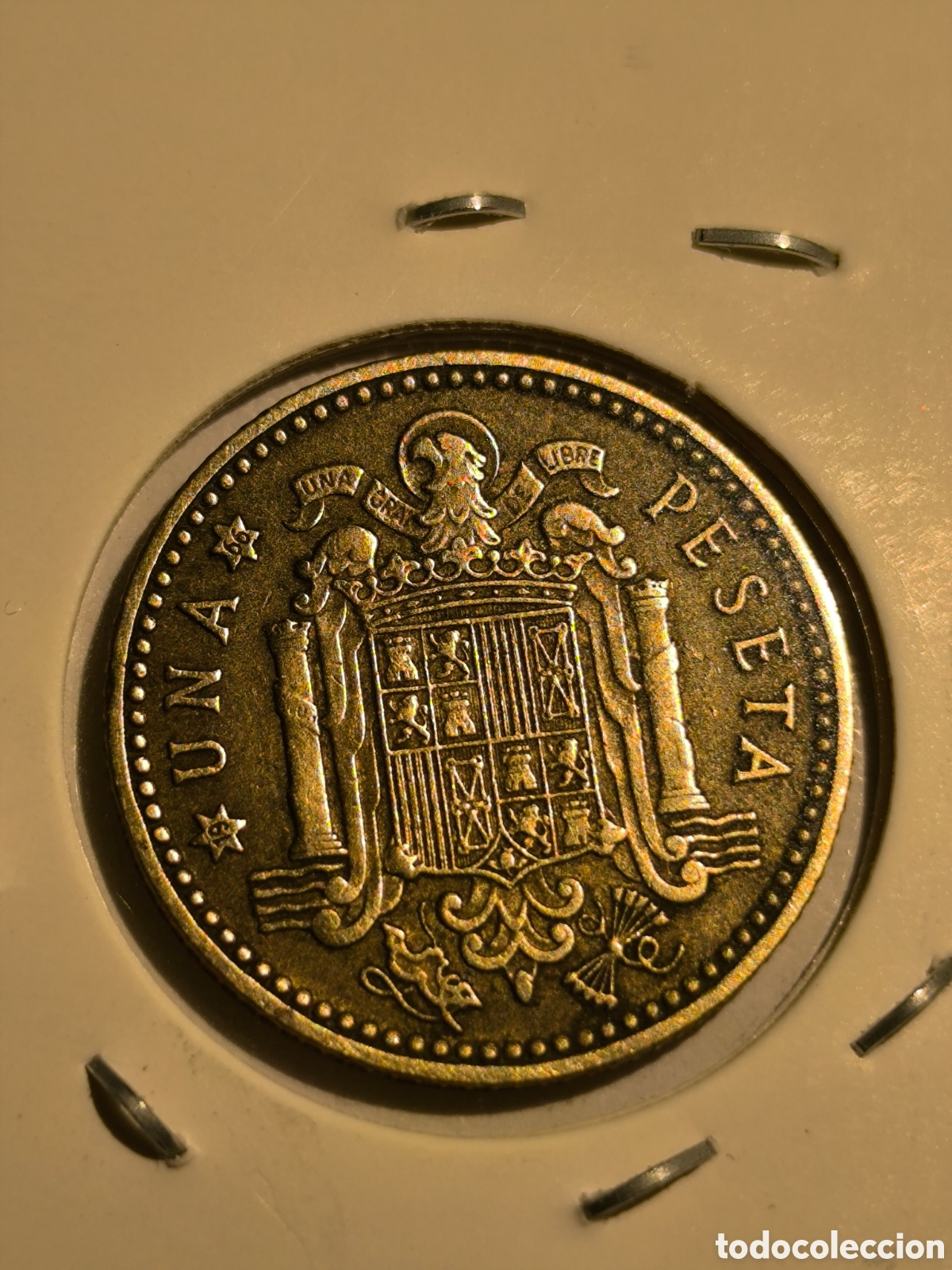 Monedas Franco: 1 pts ESPA&Ntilde;A 1963 * 66 MBC - Foto 3