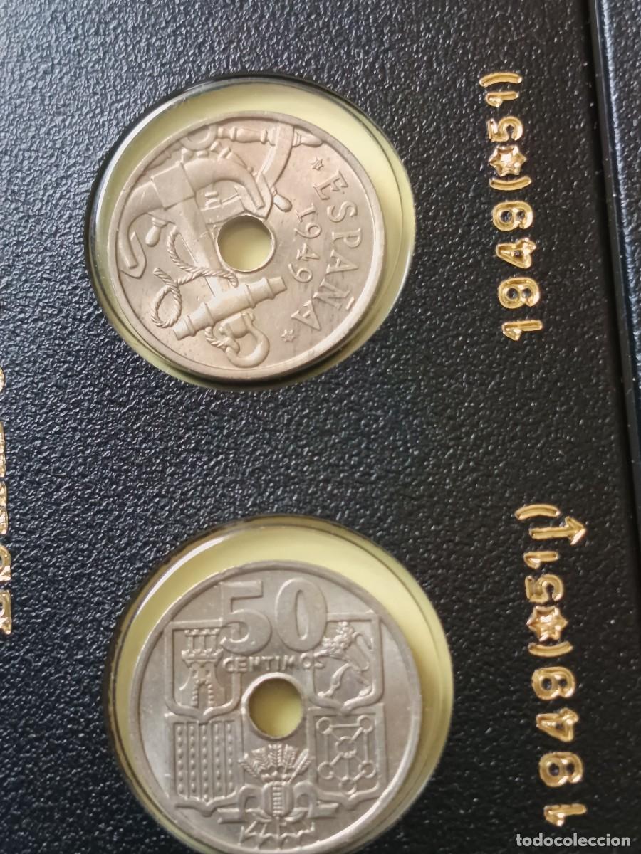 Monedas Franco: 50 c&eacute;ntimos 1949 1963 completo sin circular - Foto 2