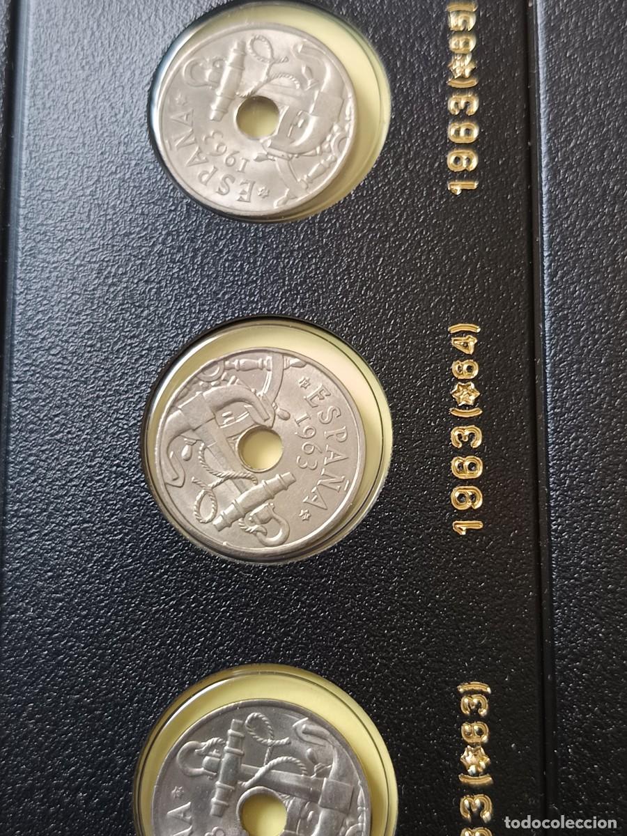 Monedas Franco: 50 c&eacute;ntimos 1949 1963 completo sin circular - Foto 4