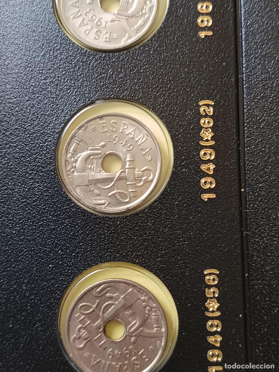 Monedas Franco: 50 c&eacute;ntimos 1949 1963 completo sin circular - Foto 5