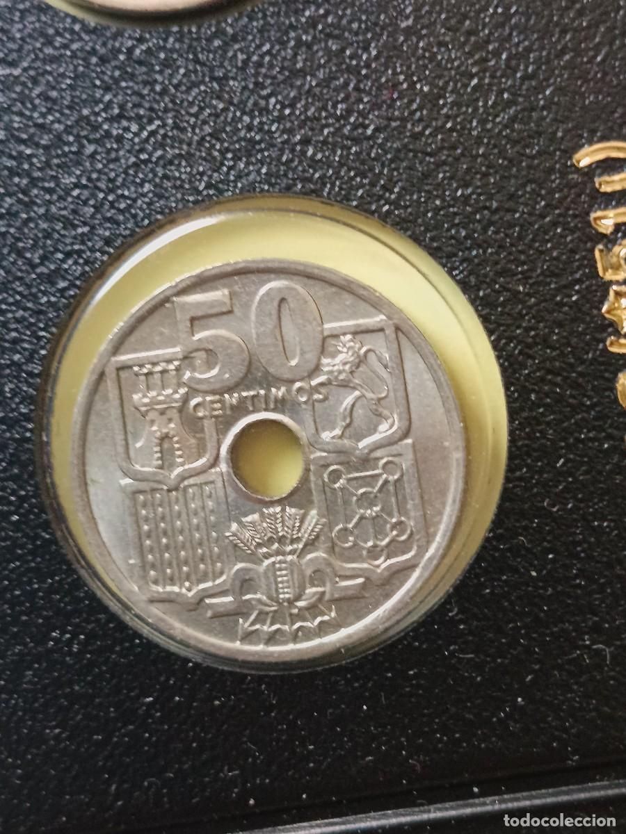 Monedas Franco: 50 c&eacute;ntimos 1949 1963 completo sin circular - Foto 11