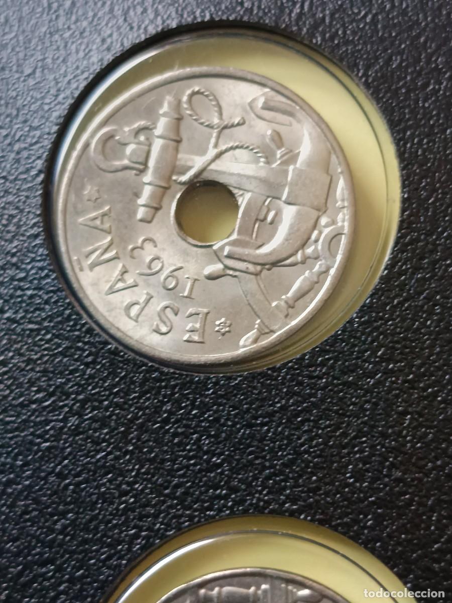 Monedas Franco: 50 c&eacute;ntimos 1949 1963 completo sin circular - Foto 12