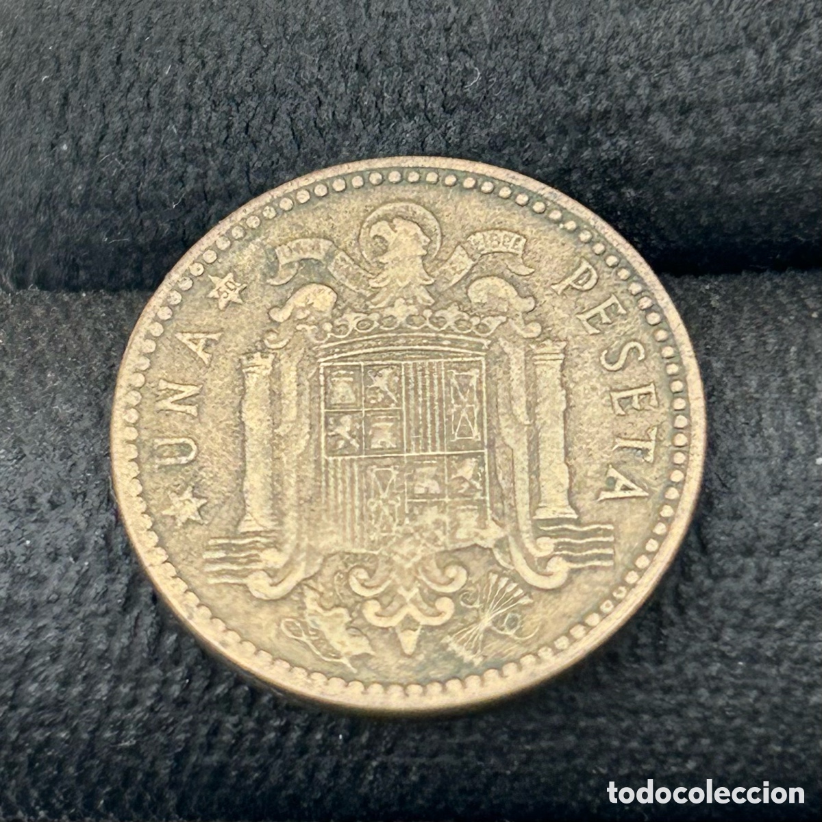 Monedas Franco: Moneda 1 peseta 1947. *50. E.B.C. - Foto 6