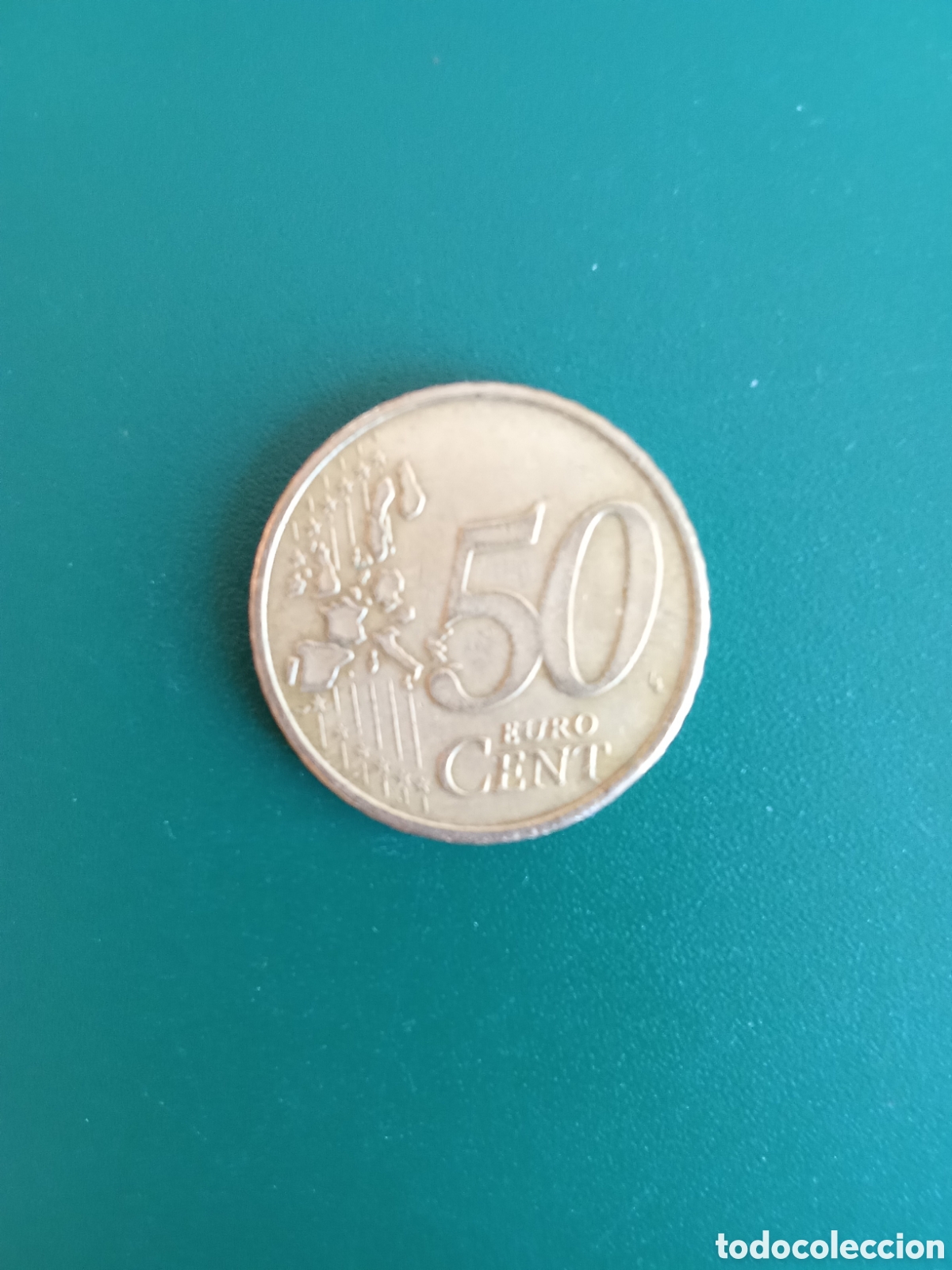 Monedas Franco: Moneda de 50 c&eacute;ntimos,a&ntilde;o 2002 - Foto 2