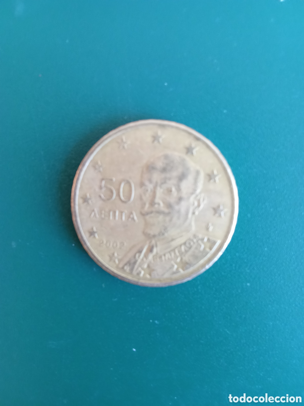 Monedas Franco: Moneda de 50 c&eacute;ntimos,a&ntilde;o 2002 - Foto 1