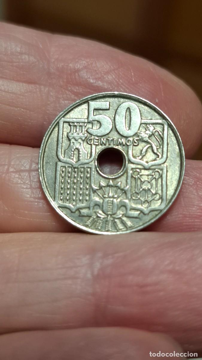 Monedas Franco: MONEDA DE 5O CENTIMOS DE 1963*64 EBC+ - Foto 2
