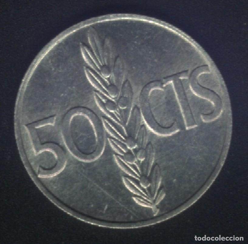 Monedas Franco: X-027- ESPA&Ntilde;A. 50 CENTIMOS. 1966. BC. - Foto 2