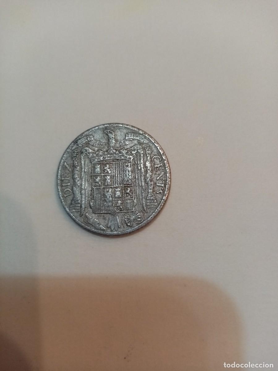 Monedas Franco: MONEDA DE ESPA&Ntilde;A DE 10 CENTIMOS DE 1953 - Foto 2
