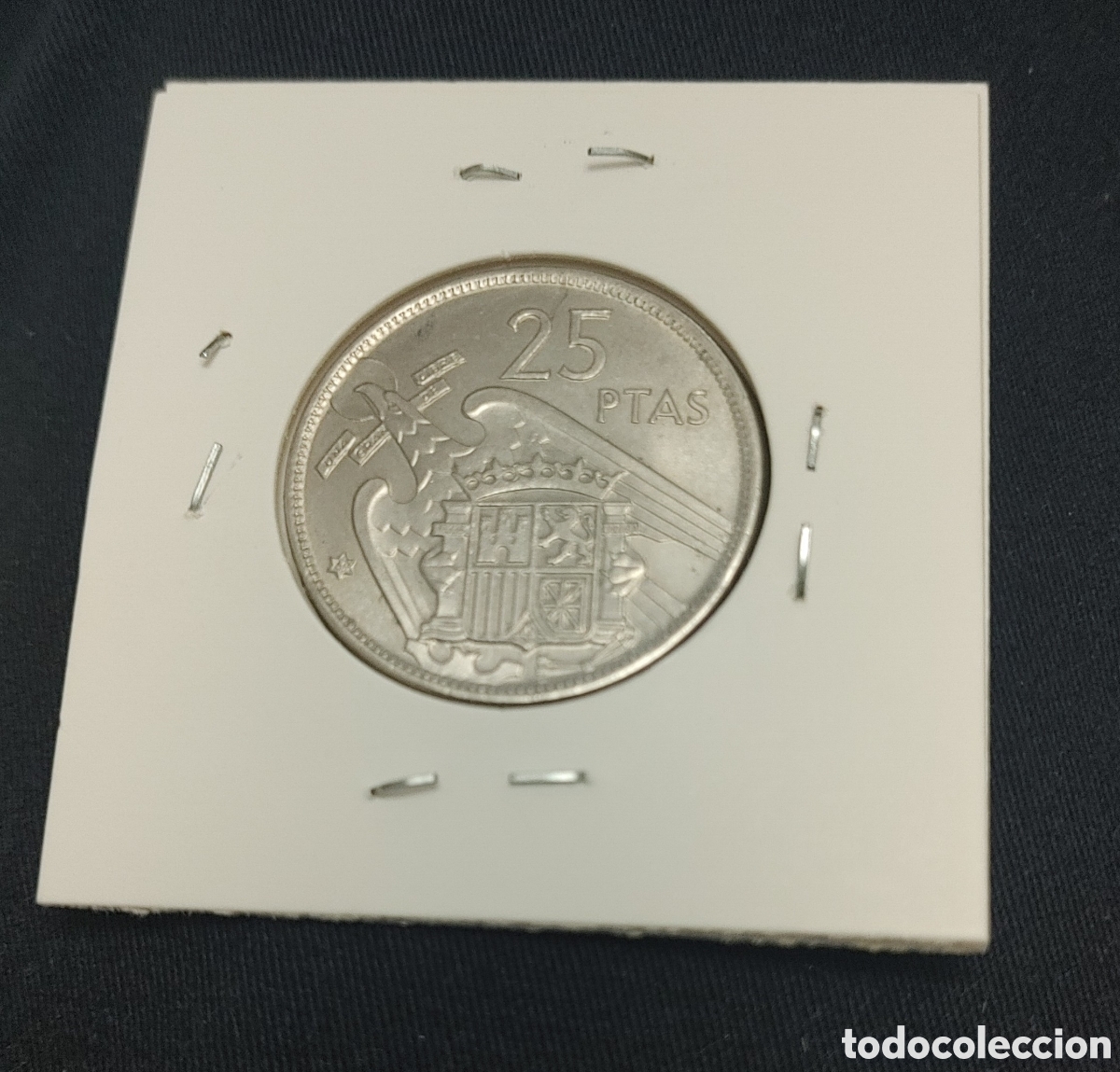 Monedas Franco: 25PTS 1957 ESTRELLA 69 SIN CIRCULAR - Foto 2