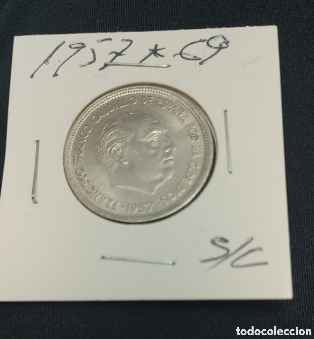Monedas Franco: 25PTS 1957 ESTRELLA 69 SIN CIRCULAR - Foto 1