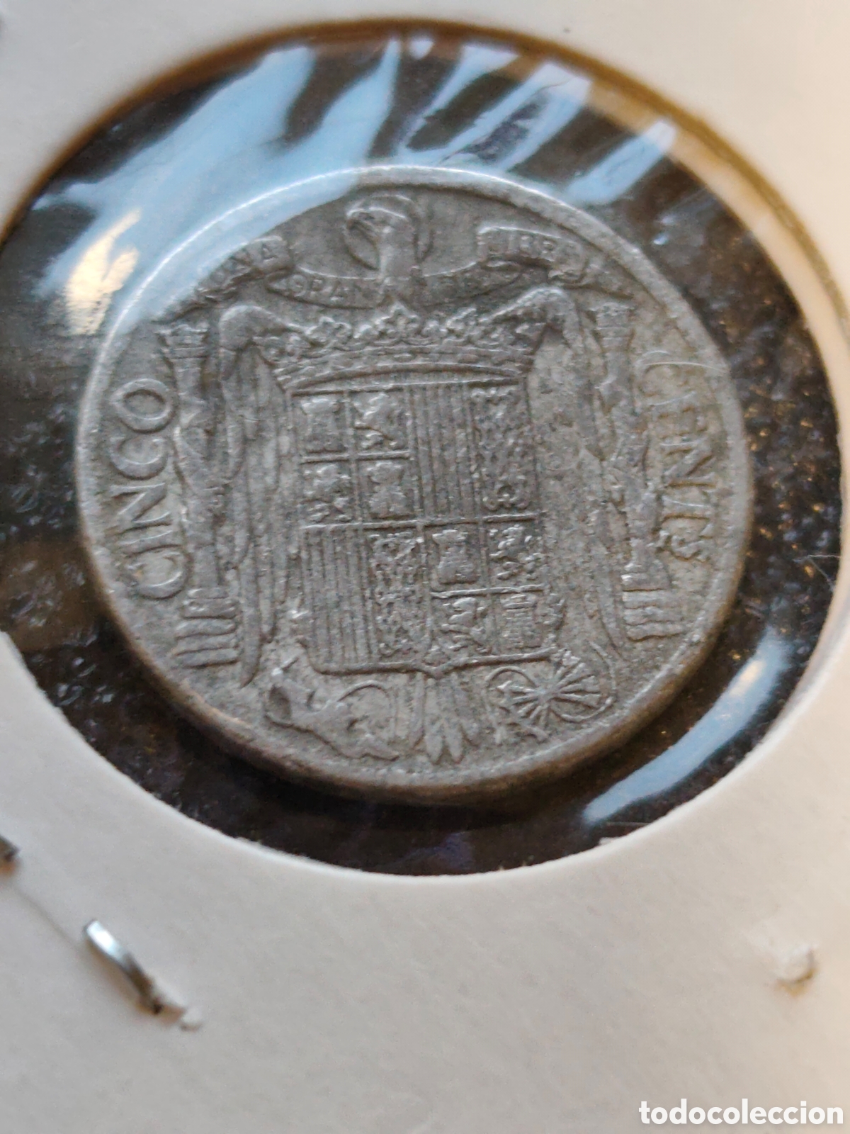 Monedas Franco: 5 centimos 1941, Franco - Foto 2