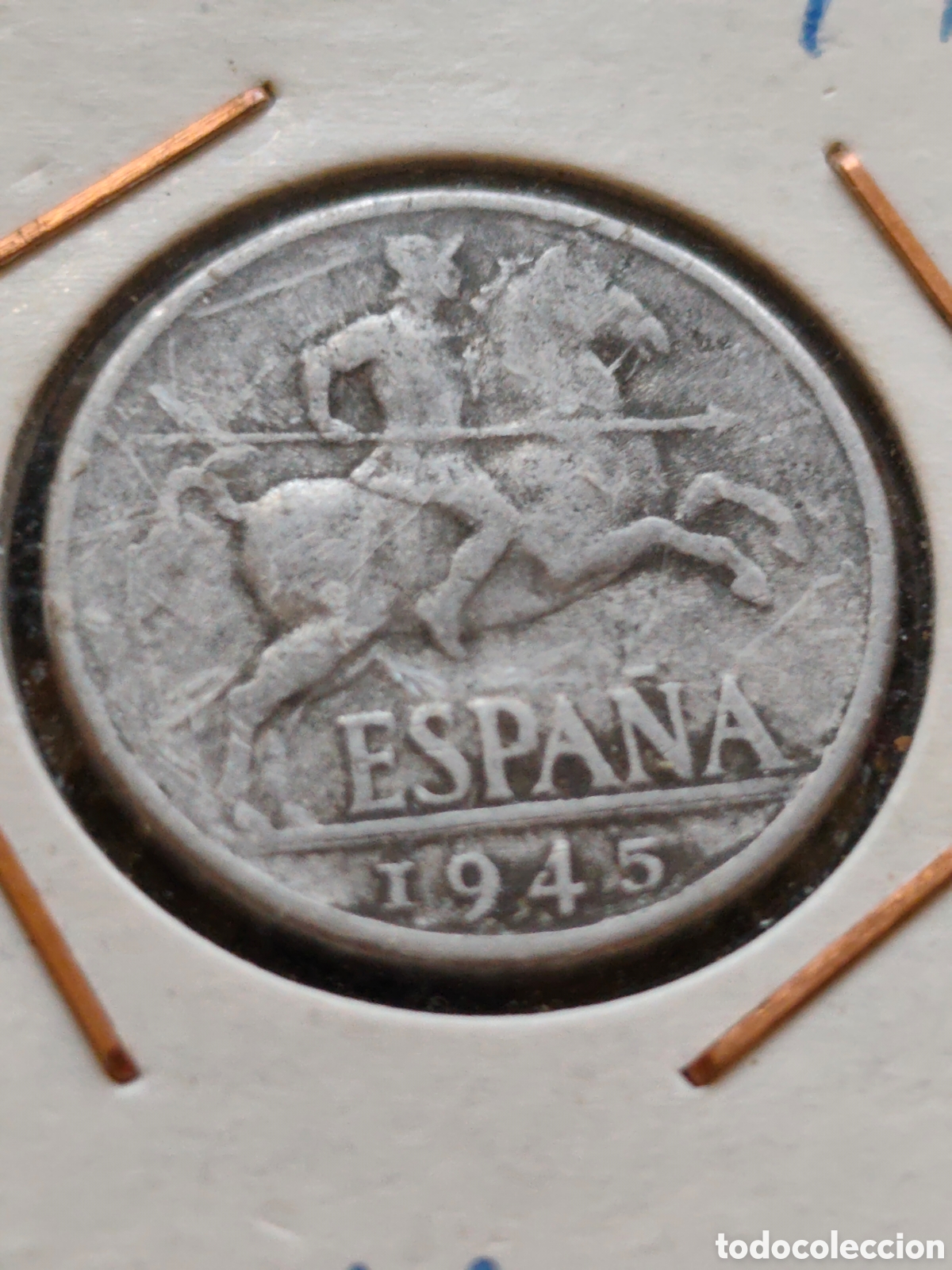 Monedas Franco: 10 c&eacute;ntimos 1945, Franco - Foto 1