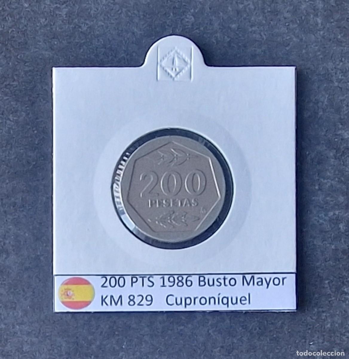 Monedas Franco: 200 PESETAS 1986 BUSTO MAYOR - Foto 1