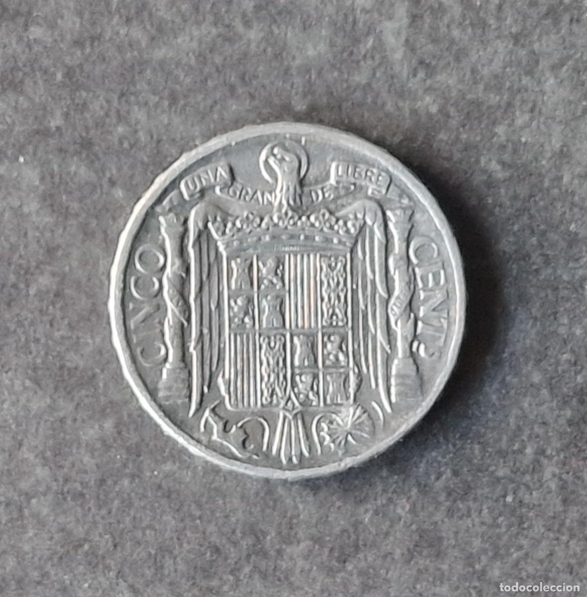 Monedas Franco: 5 C&Eacute;NTIMOS DE 1941 EBC+ DEL CABALLO - Foto 1