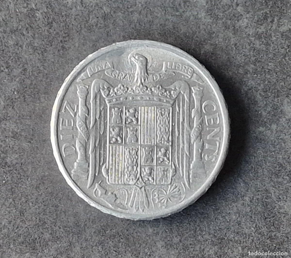 Monedas Franco: 10 C&Eacute;NTIMOS DE 1945 EBC DEL CABALLO EBC - Foto 1