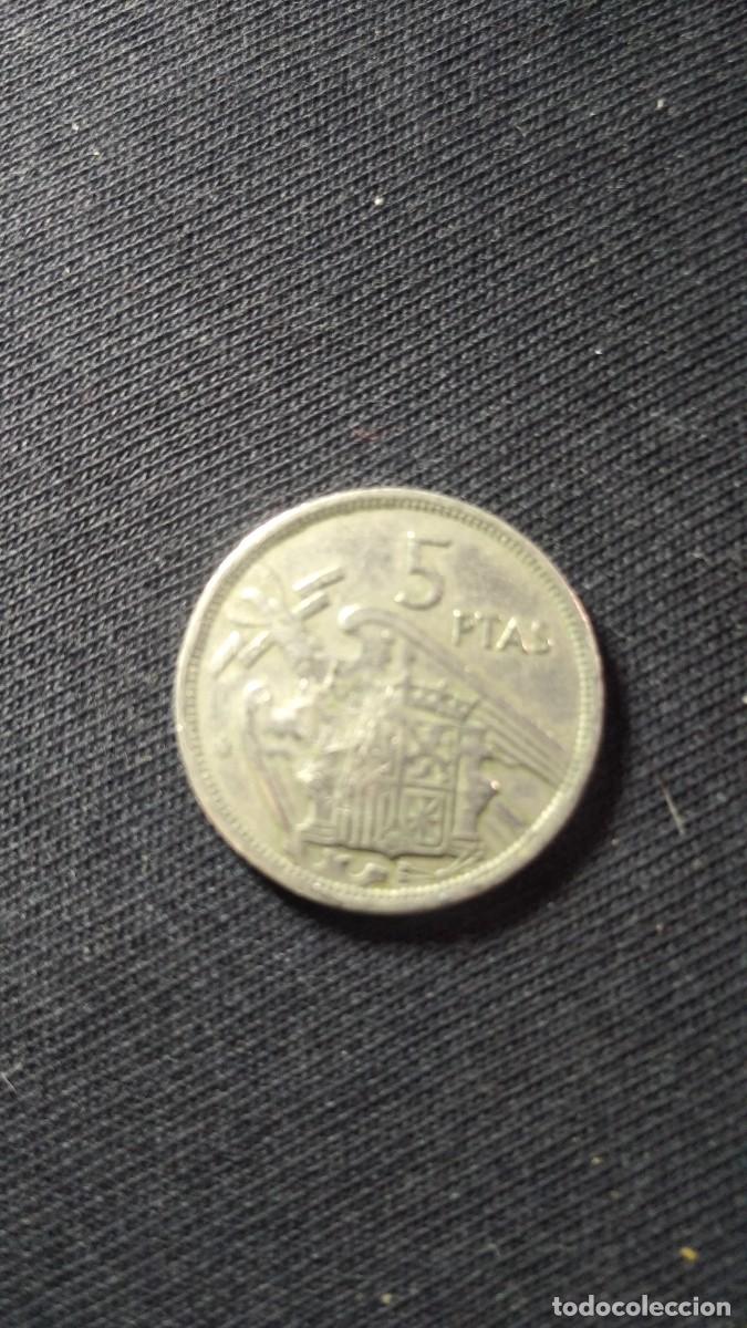 Monedas Franco: Antigua moneda resellada. - Foto 2