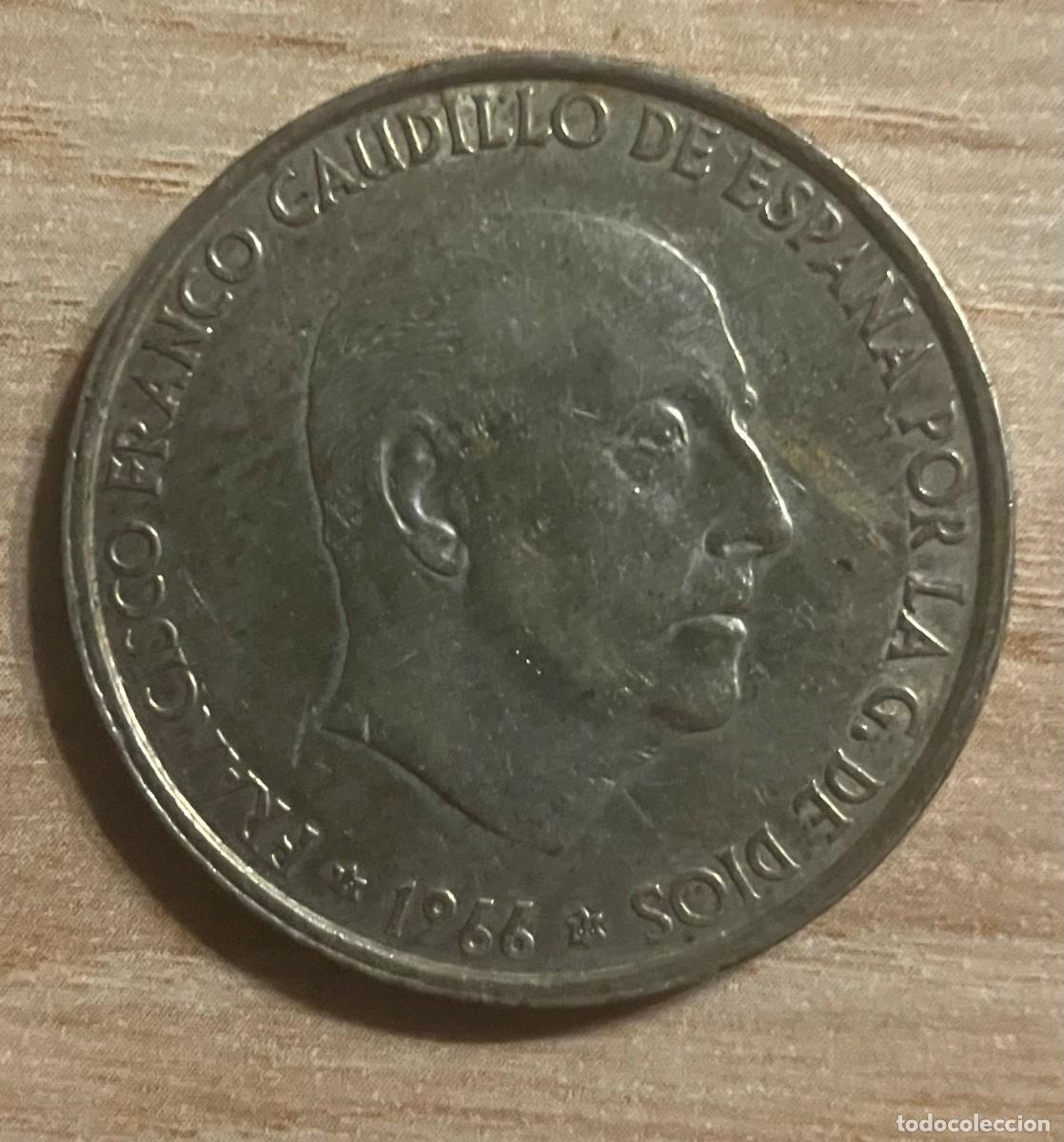 Monedas Franco: MONEDA 100PTS PLATA 1966 FRANCO - Foto 1