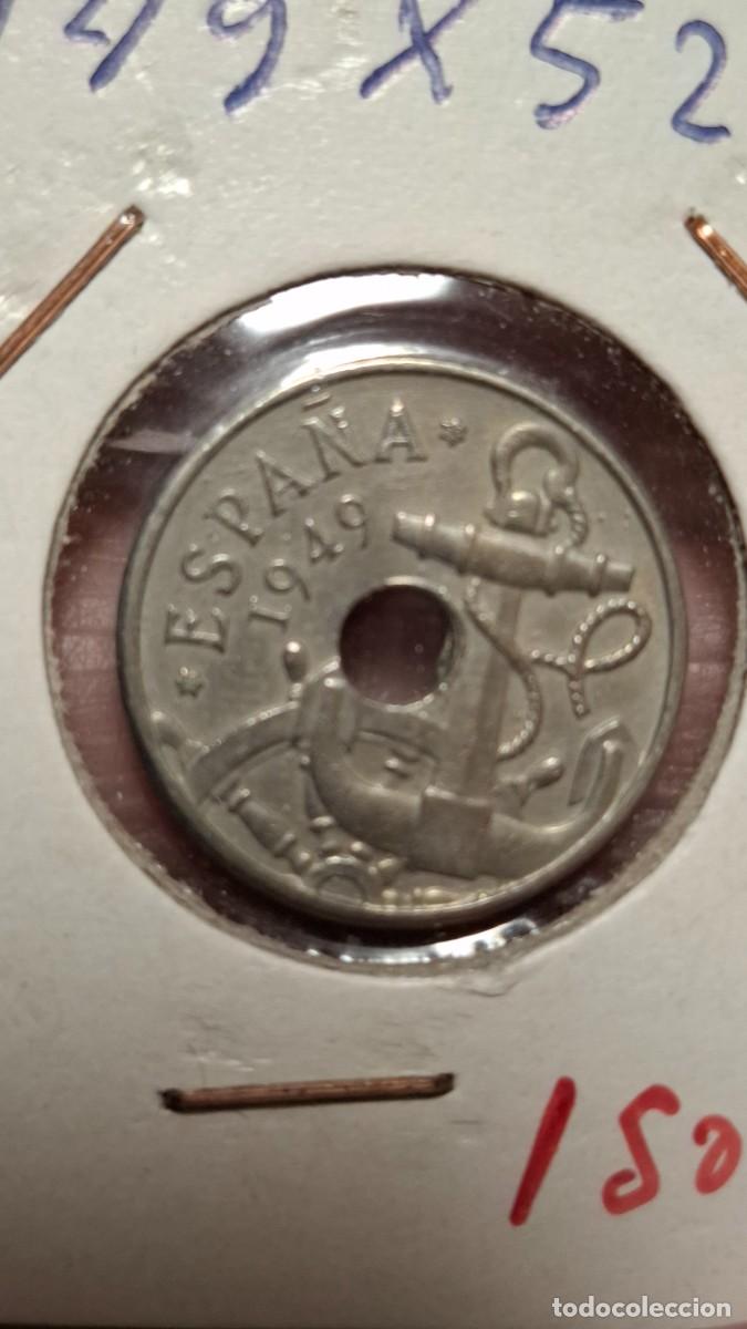 Monedas Franco: MONEDA DE 50 C&Eacute;NTIMOS DE 1949*19-52 - Foto 1