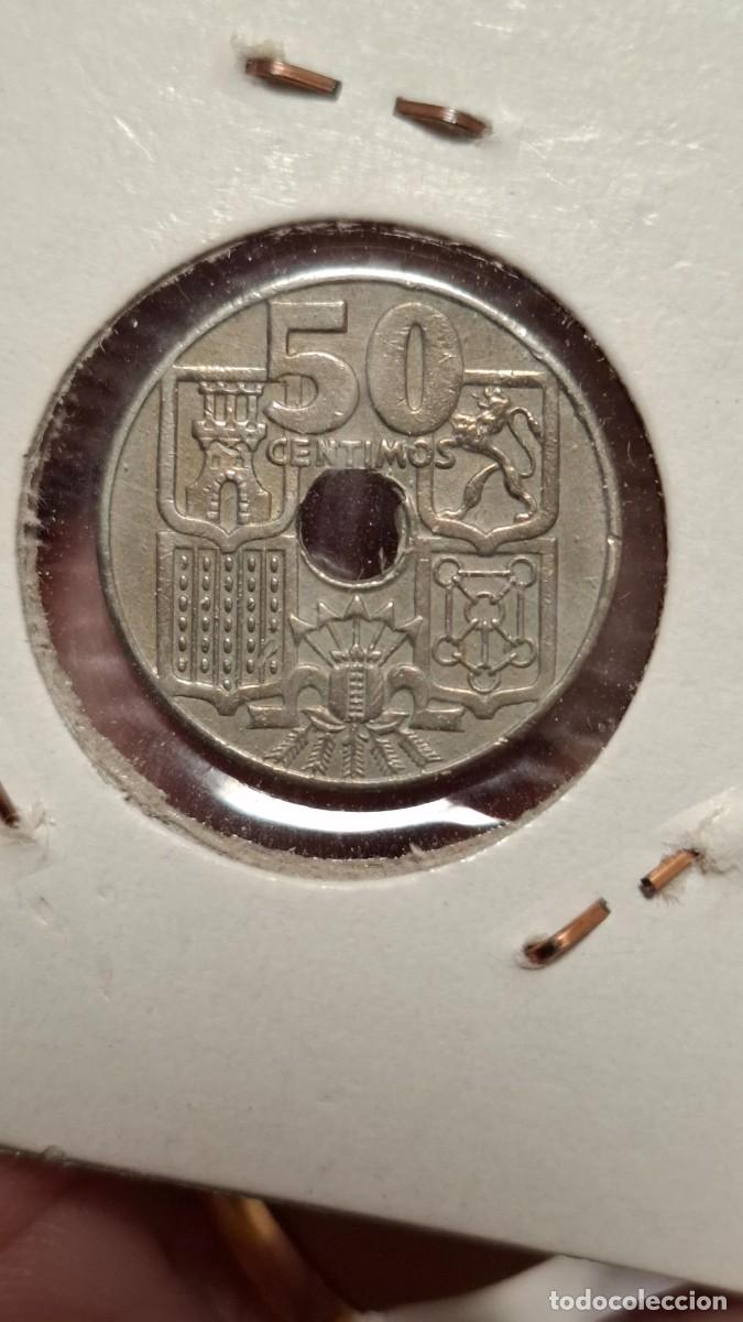 Monedas Franco: MONEDA DE 50 C&Eacute;NTIMOS DE 1949*19-52 - Foto 2