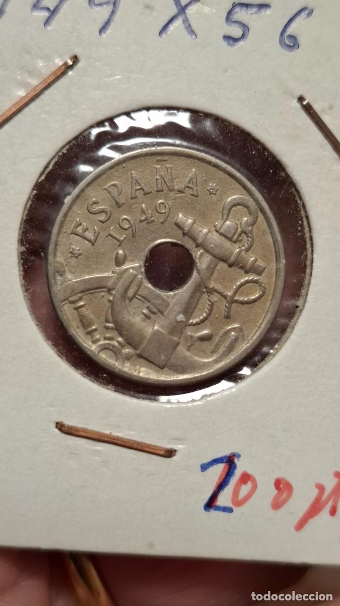 Monedas Franco: MONEDA DE 50 C&Eacute;NTIMOS DE 1949*19-56 - Foto 1