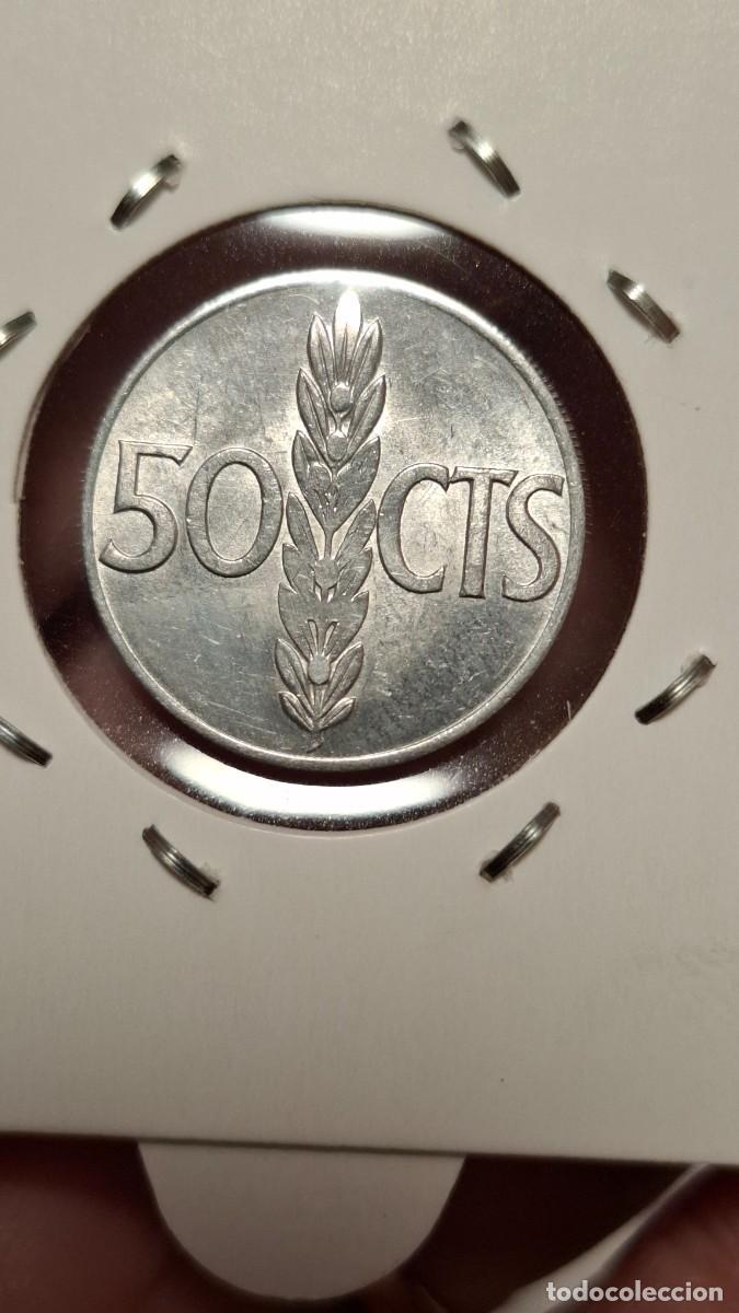 Monedas Franco: MONEDA DE 50 C&Eacute;NTIMOS DE 1966*19-71 - Foto 2