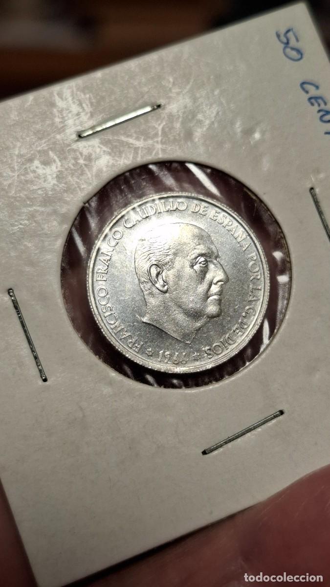 Monedas Franco: MONEDA DE 50 C&Eacute;NTIMOS DE 1966*19-73 - Foto 1